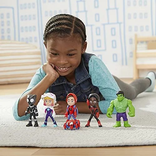Marvel Spidey And His Amazing Friends, Confezione Multipla di Eroi maschiati da 10 cm, per Bambini dai 3 Anni in su [Esclusivo Amazon]