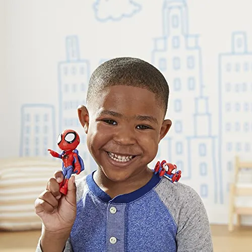 Marvel Spidey And His Amazing Friends, Confezione Multipla di Eroi maschiati da 10 cm, per Bambini dai 3 Anni in su [Esclusivo Amazon]
