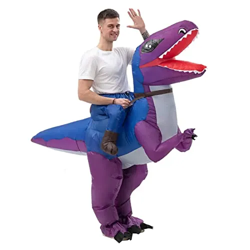 LUVSHINE - Costume da dinosauro gonfiabile, per adulti