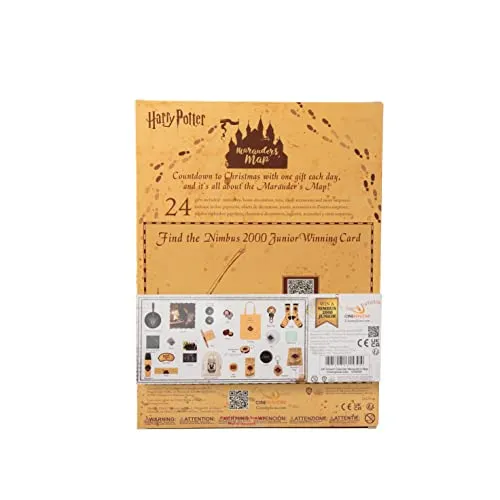 Cinereplicas Harry Potter - La Mappa del Malandrino Calendario dell'Avvento 2023 - Licenza ufficiale