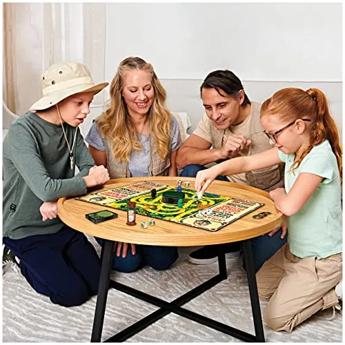 Spin Master Games EDITRICE Giochi - Jumanji - Jumanji Classico - Gioco da Tavolo in Legno - Gioco in Scatola d'avventura, per Adulti e Bambini - Board Game da 2 a 4 Giocatori - per sfide in Famiglia