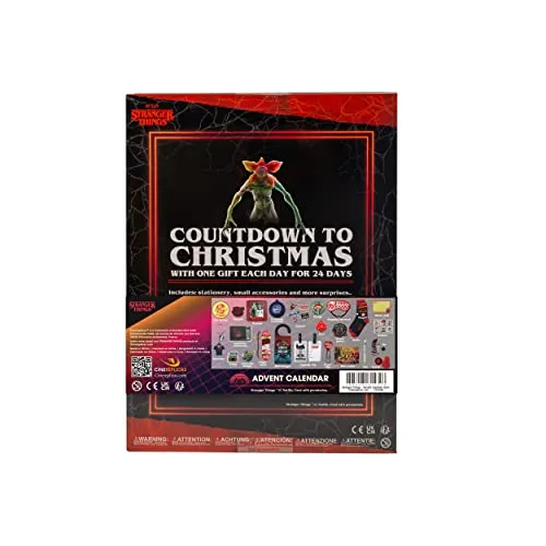 Cinereplicas Stranger Things - Stranger Things Calendario dell'Avvento 2023 - Licenza ufficiale