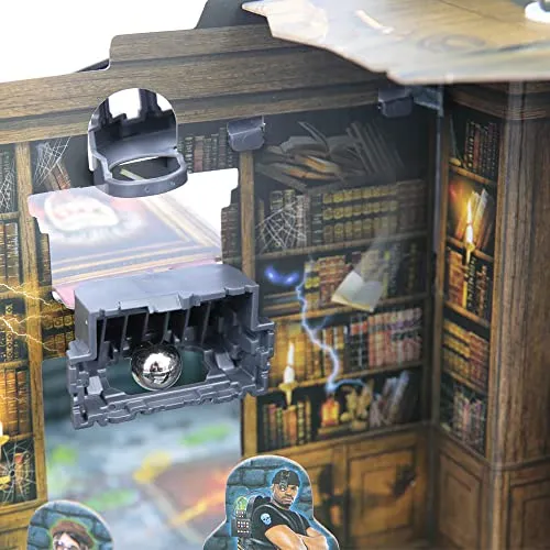 Grandi Giochi, BRIVIDO Gioco da Tavolo 6 giocatori con Personaggi e Fantasma Che Si Illumina al Buio, GHT01000, 8056379122210