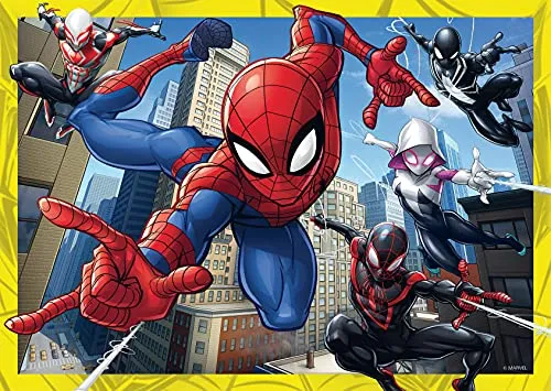 Ravensburger - Puzzle Spiderman, Collezione 60 Giant Pavimento, 60 Pezzi, Età Raccomandata 4+ Anni