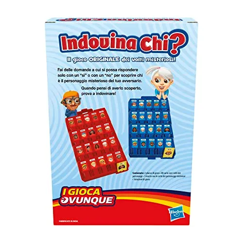 Hasbro Gaming Indovina Chi Gioco in Scatola, dai 6 Anni in su, Multicolore