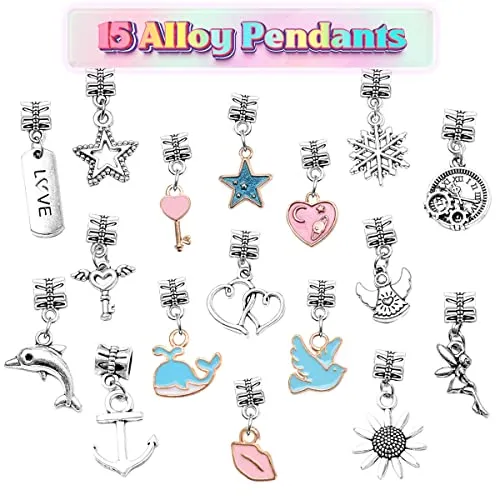 BIIB Regalo Bambina 5-12 Anni, Kit Braccialetti Fai Da Te Bambina, Crea Braccialetti Bambina, Giochi Bambina 6 7 8 9 10 Anni Femmina, Unicorno Bambina Regalo Compleanno Ragazza, Idee Regalo Natale