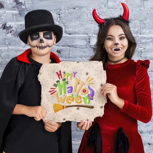 KEÏNELS Denti Vampiro Bambino Bambina – Denti da Vampiro per Bambini - Denti Dracula da Agganciare Adatto ai Bambini- - Canini da Vampiro Halloween Stabili e Innocui