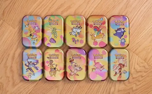 Pokémon Miniscatola da collezione Scarlatto e Violetto-151 del GCC Kadabra (due buste di espansione, una moneta e una carta con illustrazione), edizione in italiano, 210-60391