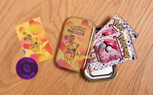 Pokémon Miniscatola da collezione Scarlatto e Violetto-151 del GCC Kadabra (due buste di espansione, una moneta e una carta con illustrazione), edizione in italiano, 210-60391