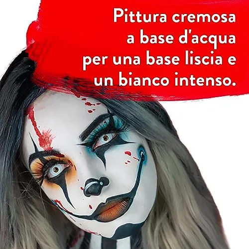 Snazaroo Clown Wei Trucco 50ml, Clown Bianco, Medium