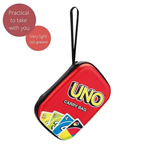 Theo Klein 5901 UNO Carrying Bag I Practical Playing Card Bag for on the go I Protects Cards from Moisture and Dust I Toys for Children Aged 3 and over