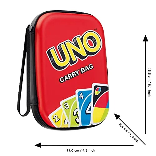 Theo Klein 5901 UNO Carrying Bag I Practical Playing Card Bag for on the go I Protects Cards from Moisture and Dust I Toys for Children Aged 3 and over