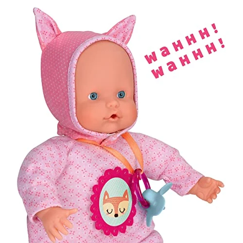 Nenuco Soft - 5 Funzioni, Come Un Vero Bimbo: Piange, Ride Dice Mamma e Papà, Fa I Suoni Del Ciuccio E Può Mettere Il Dito In Bocca , Rosa, Famosa, 700014781
