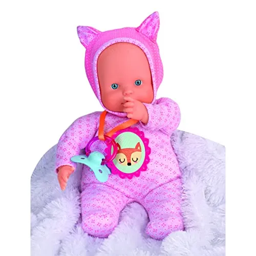 Nenuco Soft - 5 Funzioni, Come Un Vero Bimbo: Piange, Ride Dice Mamma e Papà, Fa I Suoni Del Ciuccio E Può Mettere Il Dito In Bocca , Rosa, Famosa, 700014781