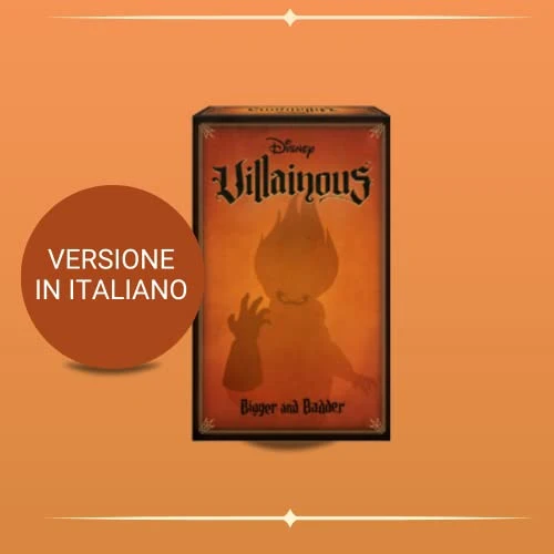 Ravensburger – Disney Villainous Bigger&Badder, Versione in Italiano, Gioco Di Strategia, Gioco Da Tavolo 2-3 Giocatori, 10+ Anni.