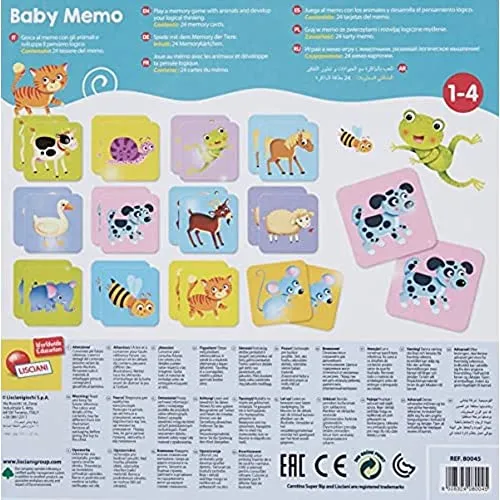 Liscianigiochi Gioco Educativo, Multicolore, 1-4 Anni