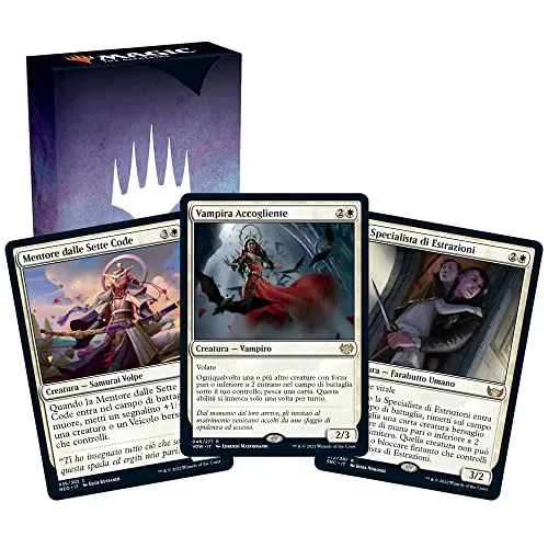 Magic The Gathering Kit Iniziale di 2022, 2 Mazzi Pronti Per Essere Usati, 2 Carte Con Codice Per MTG Arena (Versione Italiana), Multi, 13+