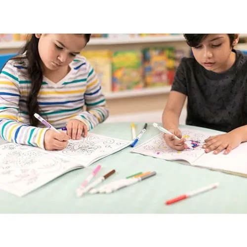 CRAYOLA Mini Kids – Pennarelli Lavabili con Punta Arrotondata, Confezione da 12 Pezzi in Colori Assortiti, Età Consigliata: 12 Mesi - 5 Anni