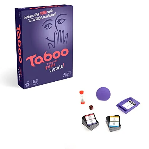 Taboo (Gioco in Scatola Hasbro Gaming, Versione in Italiano) Per Quattro O Più Giocatori Da 13 Anni In Su