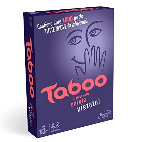 Taboo (Gioco in Scatola Hasbro Gaming, Versione in Italiano) Per Quattro O Più Giocatori Da 13 Anni In Su