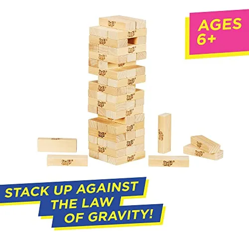 Hasbro Gaming Jenga Classic, Children's Game That Promotes The Speed of Reaction, from 6 Years