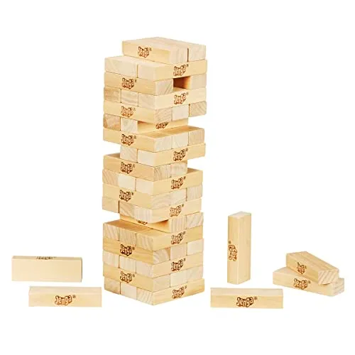 Hasbro Gaming Jenga Classic, Children's Game That Promotes The Speed of Reaction, from 6 Years
