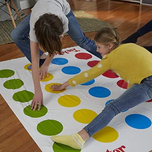 Hasbro Gaming Twister Gioco in Scatola, Include 1 Tappeto Twister, 1 Ruota E Le Istruzioni, Versione 2020 in Italiano, Multicolore