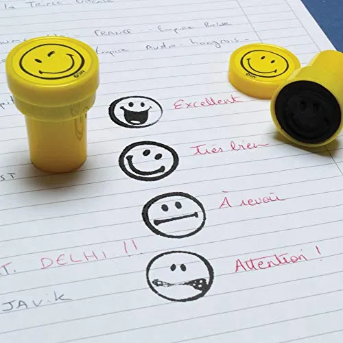Aladine Smiley Stampo Easy, Colore Nero/Giallo, ALD-E26