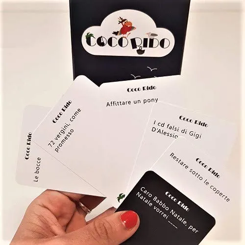 Asmodee: Coco Rido, Divertente Gioco da Tavolo per Adulti, Black Humor, 3-10 Giocatori, 18+ Anni, Edizione in Italiano