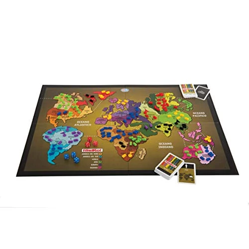EDITRICE GIOCHI - RISIKO - Risiko classico - Gioco da tavolo di strategia - Gioco in scatola per adulti e bambini - A partire dai 10 anni - Board game da 3 a 6 giocatori - Per sfide in famiglia