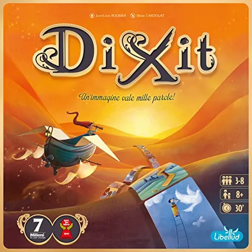 Asmodee - Dixit - Gioco da Tavolo di Immaginazione e Fantasia, 3-8 Giocatori, 8+ Anni, Edizione in Italiano