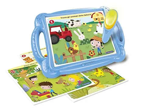 Clementoni - 11984 - Sapientino - Il Mio Primo Sapientino, Banchetto Con Schede Attività e Penna Interattiva, Gioco Educativo 2 anni, Elettronico Parlante - Made in Italy