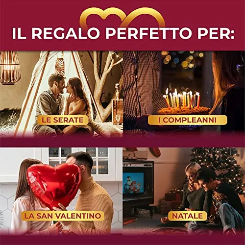 Giochi di coppia – INTIMOOS red - Giochi di società - Coupon di Coppia – Regalo per lei – Regalo per lui – Regali di Coppia - dai creatori di JUDUKU