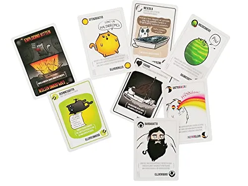 Asmodee - Exploding Kittens - Gioco di Carte, Party Game, 2-5 Giocatori, 7+ Anni, Edizione in Italiano
