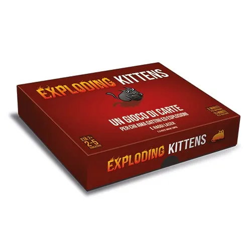 Asmodee - Exploding Kittens - Gioco di Carte, Party Game, 2-5 Giocatori, 7+ Anni, Edizione in Italiano