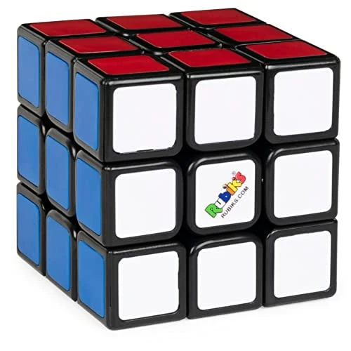 Rubik's, Spin Master, Il Cubo Classico 3X3, L'Originale, per Bambini dagli 8+, Rompicapo Professionale a cobinazione di Colori, Problem-Solving