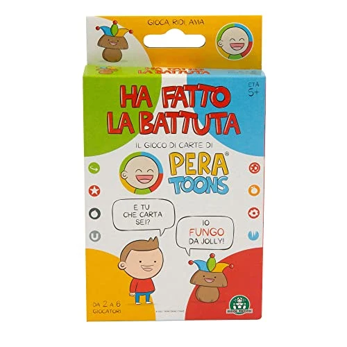 Pera Toons - Gioco Di Carte Con Freddure E Battute Di Pera Toons Per Divertirsi In Famiglia , Per Bambini A Partire Dai 5 Anni; Per02000; Giochi Preziosi