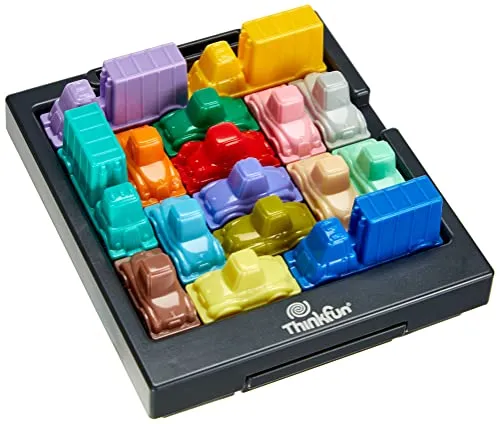 ThinkFun - Rush Hour Scappa Dagli Ingorghi, Gioco di Logica per Bambini Età 8+ Anni