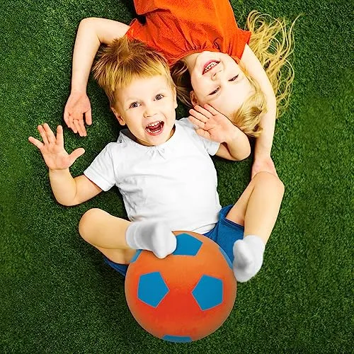 Mondo Toys - SOFT FLUO BALL 200 - Pallone di spugna diametro 20 cm - 1 palla morbida - colori misti - 07926