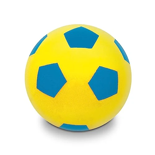 Mondo Toys - SOFT FLUO BALL 200 - Pallone di spugna diametro 20 cm - 1 palla morbida - colori misti - 07926