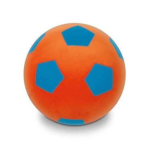 Mondo Toys - SOFT FLUO BALL 200 - Pallone di spugna diametro 20 cm - 1 palla morbida - colori misti - 07926