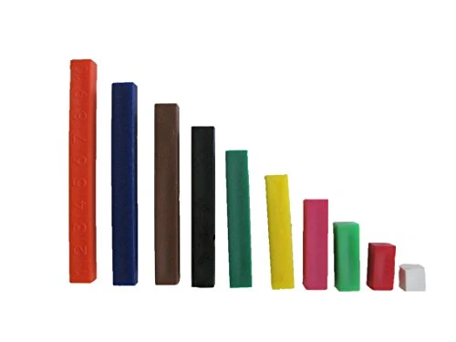 Italveneta Didattica Cuisenaire, Verde, Standard, 1, All'interno della valigetta 186pz regoli di colori e dimensioni diverse