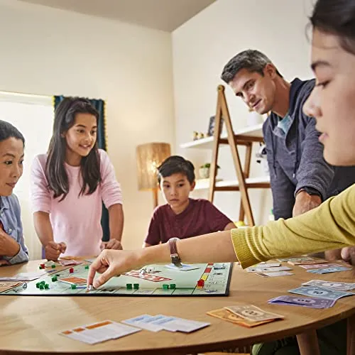 Hasbro Monopoly Classico Gioco Da Tavolo Per Famiglie E Bambini, Dagli 8 Anni In Su, Multicolore