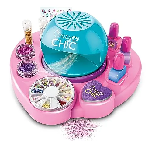 Clementoni- Crazy Chic-Cool Nails Set per Unghie Bambina, Multicolore, 18599