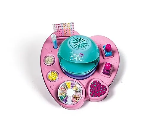 Clementoni- Crazy Chic-Cool Nails Set per Unghie Bambina, Multicolore, 18599