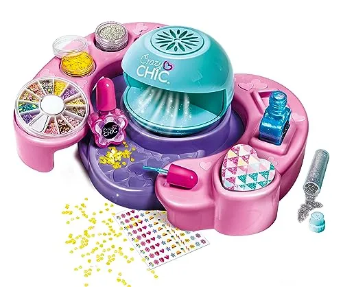 Clementoni- Crazy Chic-Cool Nails Set per Unghie Bambina, Multicolore, 18599