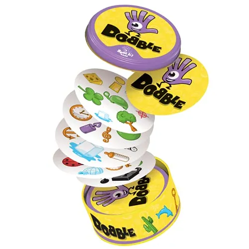 Asmodee - Dobble - Divertente Gioco da Tavolo per Tutta la Famiglia, 2-8 Giocatori, 6+ Anni, Edizione in Italiano