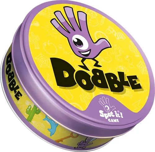 Asmodee - Dobble - Divertente Gioco da Tavolo per Tutta la Famiglia, 2-8 Giocatori, 6+ Anni, Edizione in Italiano