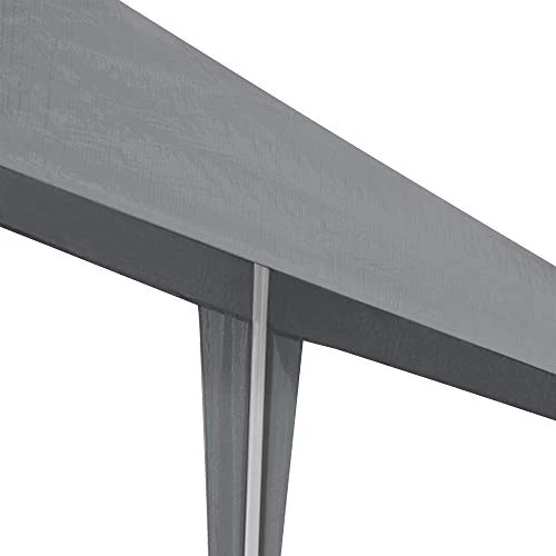 casa.pro] Gazebo da Giardino 300 x 300 x 255 cm Tenda da Giardino Struttura in Acciaio Pieghevole Impermeabile Grigio Scuro