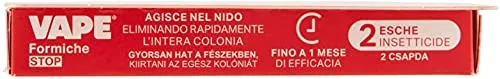 Naramaki® Insetticida Vape Antiformiche - 2 Confezioni da 2 Esche